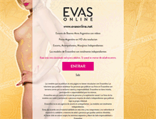 Tablet Screenshot of evasonline.net